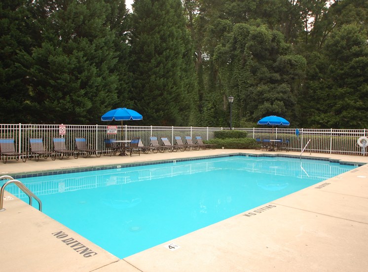 Community pool with sundeck